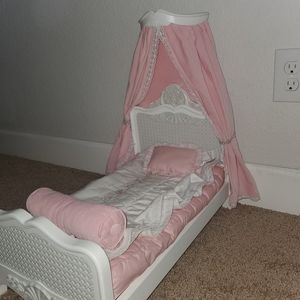 American girl doll canopy bed. Purchased from American Girl Doll store.